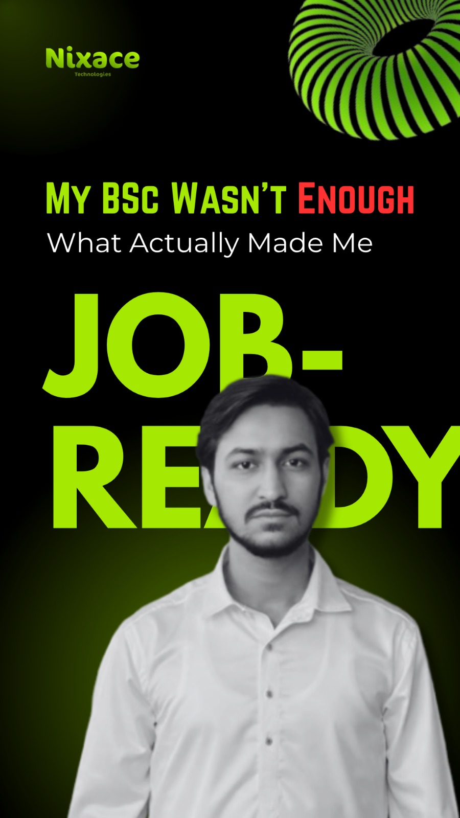 Shrikant More testimonial poster